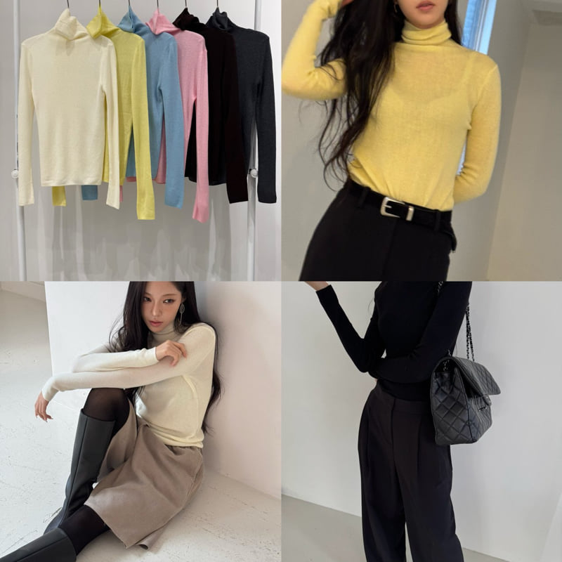 Neroli36 - Korean Women Fashion - #momslook - M Season Knit - 4