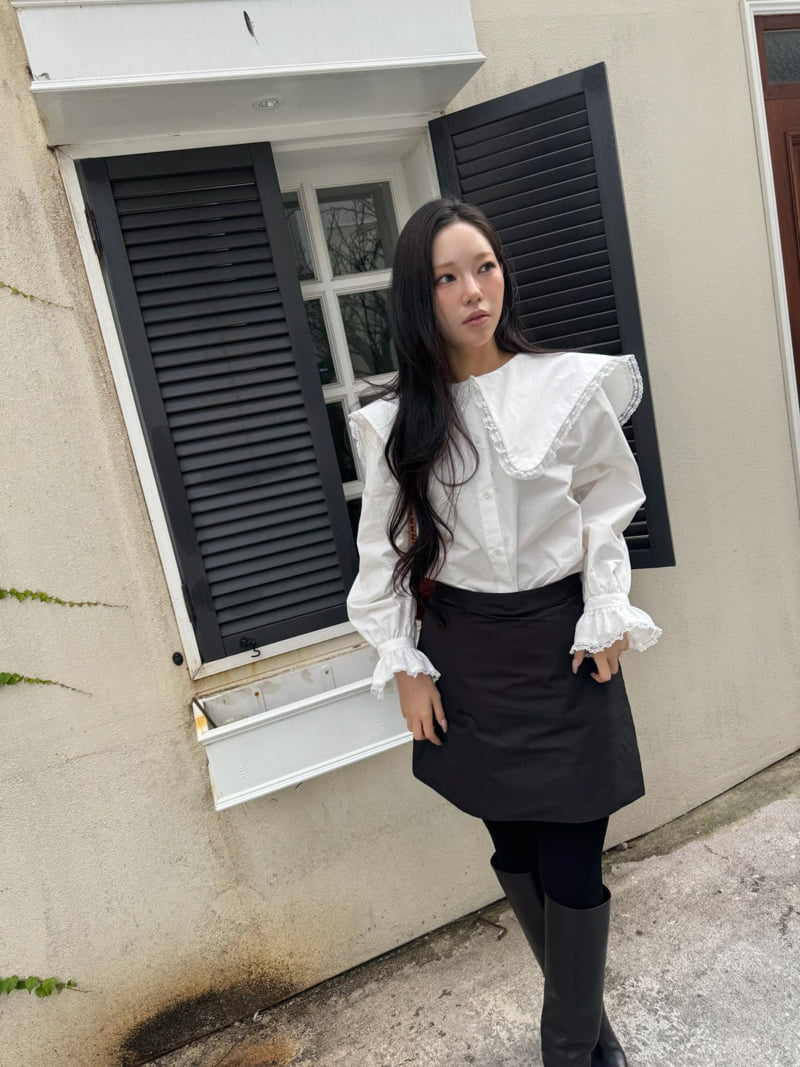 Neroli36 - Korean Women Fashion - #momslook - H Mare Blouse - 9