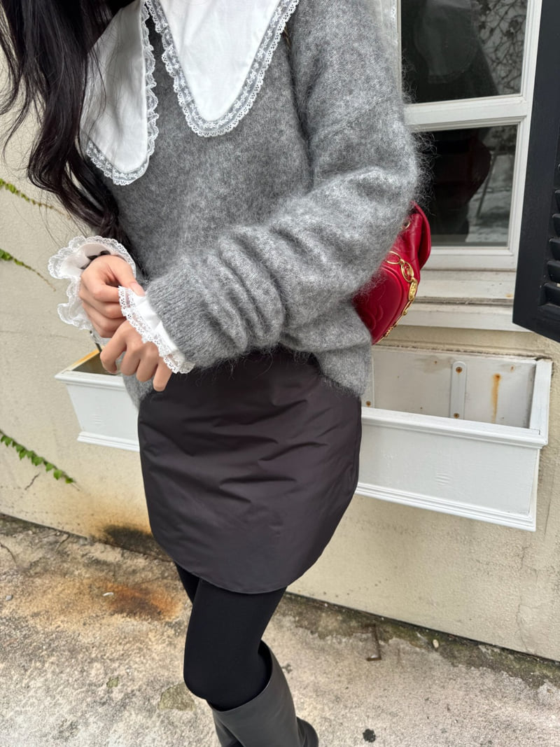 Neroli36 - Korean Women Fashion - #momslook - H Snow Skirt - 6
