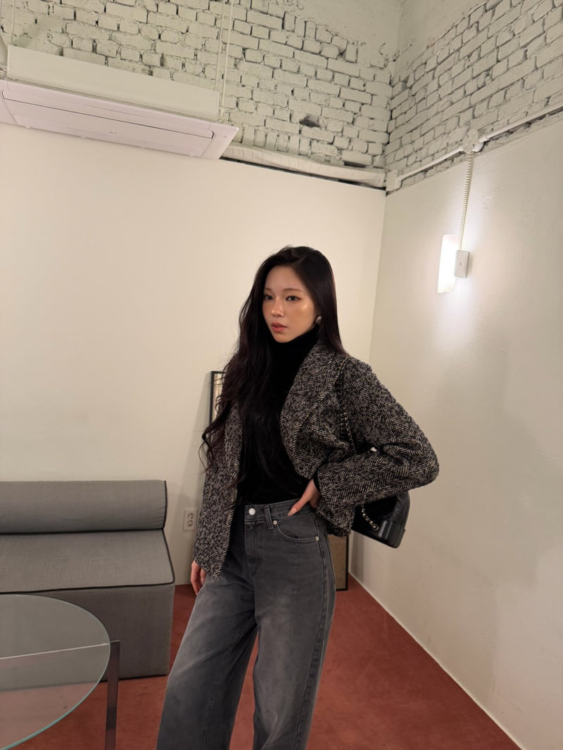 Neroli36 - Korean Women Fashion - #momslook - M Herringbone Jacket - 6