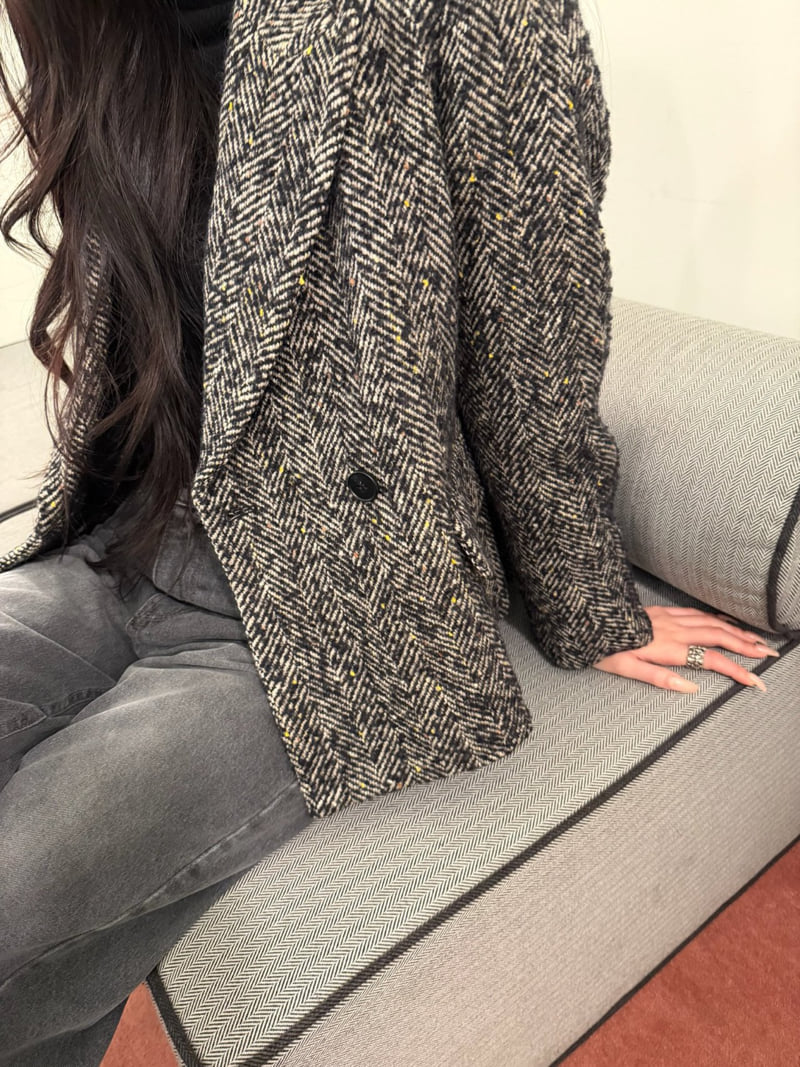 Neroli36 - Korean Women Fashion - #momslook - M Herringbone Jacket - 8