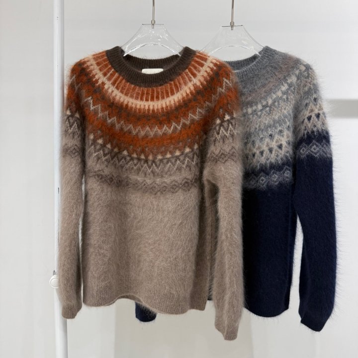 Neroli36 - Korean Women Fashion - #momslook - M Nordic Knit