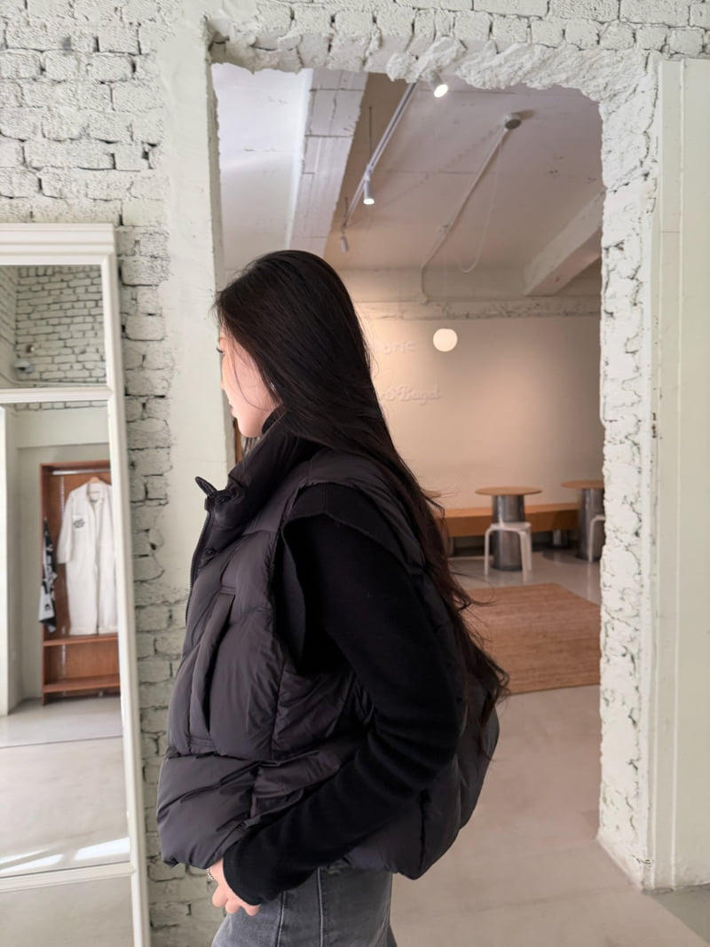 Neroli36 - Korean Women Fashion - #momslook - M Layered Duck Down Vest - 8