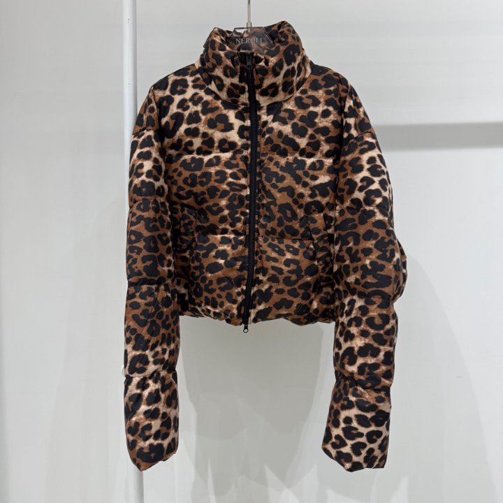 Neroli36 - Korean Women Fashion - #momslook - M Leopard Padding Jacket