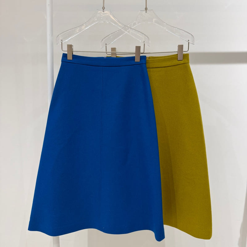 Neroli36 - Korean Women Fashion - #momslook - Color A Line Skirt