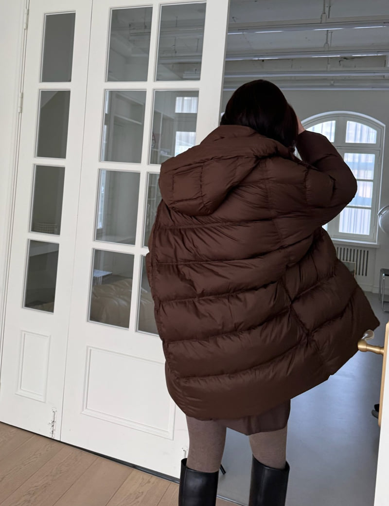 Neroli36 - Korean Women Fashion - #momslook - M Lemer Half Padding Jacket - 10