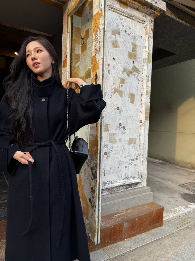 Neroli36 - Korean Women Fashion - #momslook - M Handmade Wool Coat - 5