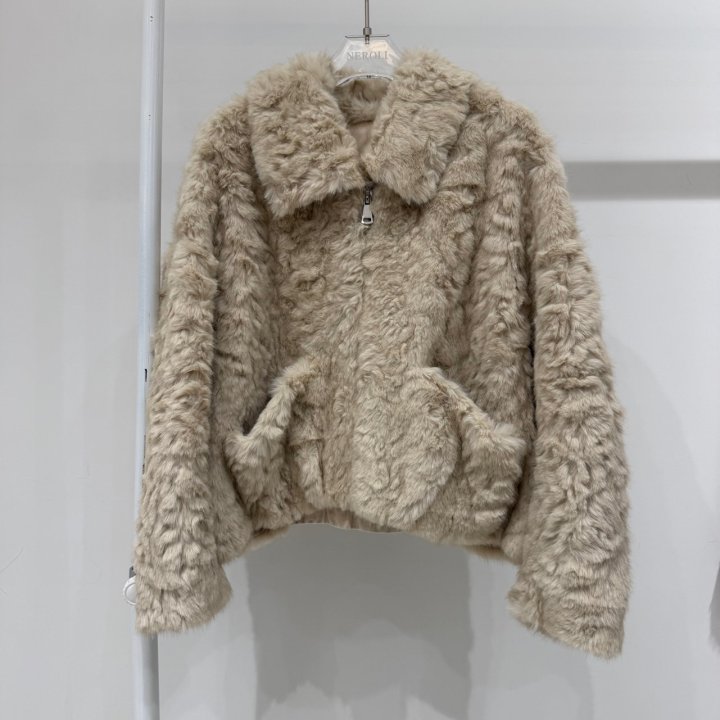 Neroli36 - Korean Women Fashion - #momslook - M Rabbit Soft Zip-Up Jacket - 2