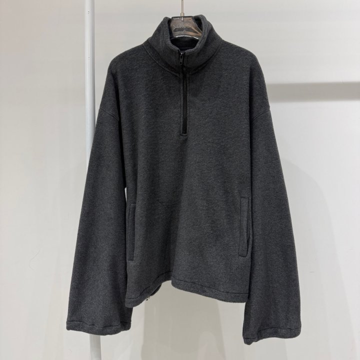 Neroli36 - Korean Women Fashion - #momslook - H Loopy Fleece Sweatshirt - 2