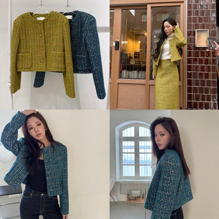 Neroli36 - Korean Women Fashion - #momslook - Charles Crop Jacket - 5
