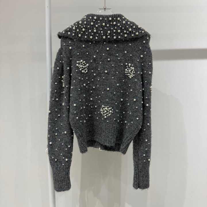 Neroli36 - Korean Women Fashion - #momslook - M Pearl Knit Cardigan - 3
