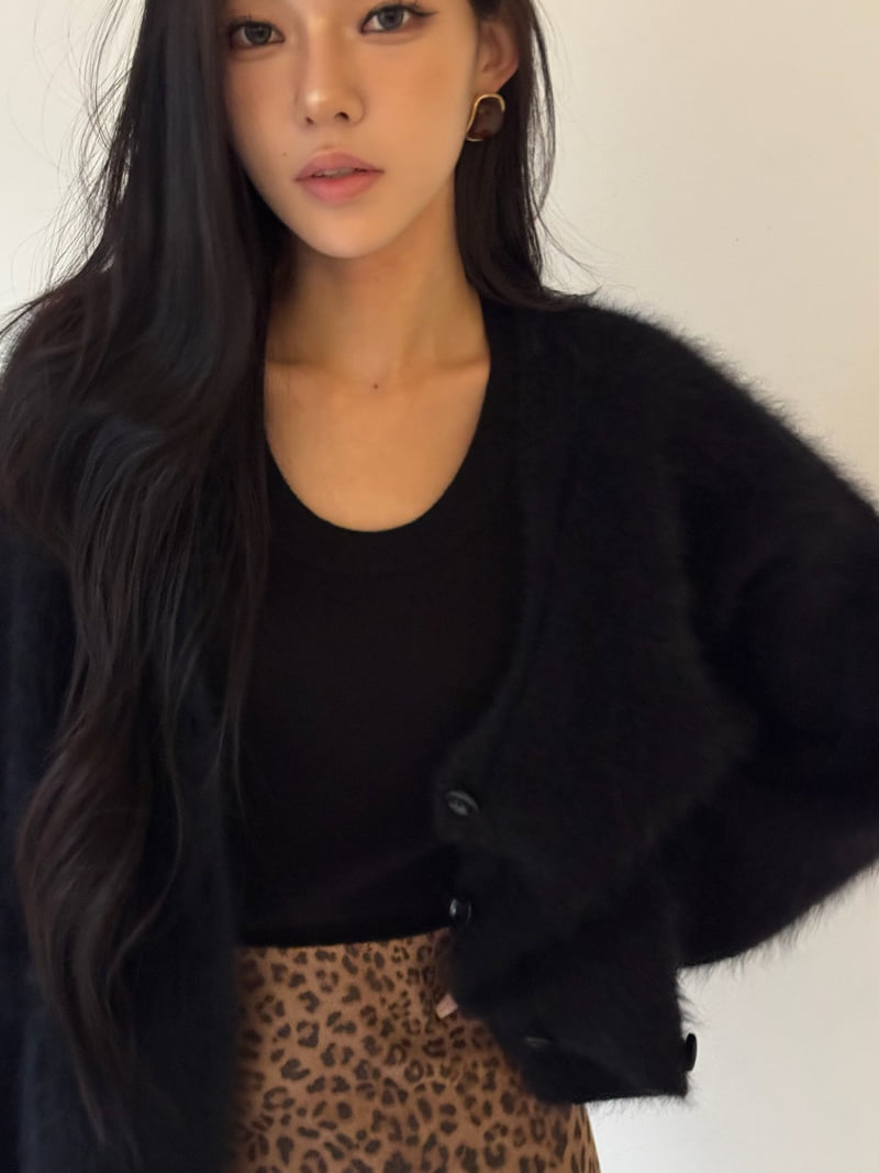 Neroli36 - Korean Women Fashion - #momslook - M Mink Knit Cardigan - 10