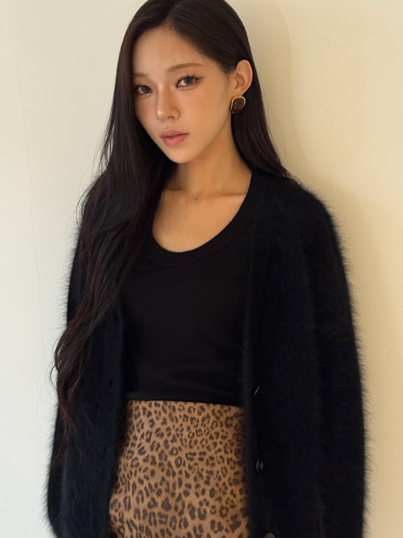 Neroli36 - Korean Women Fashion - #momslook - M Mink Knit Cardigan - 6