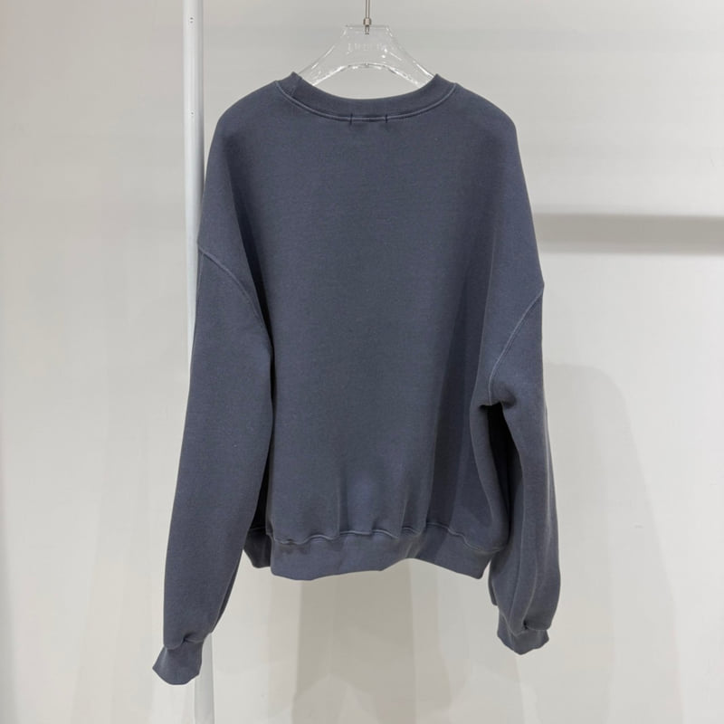 Neroli36 - Korean Women Fashion - #pursuepretty - Heavy Embroidery Brushed Sweatshirt - 3