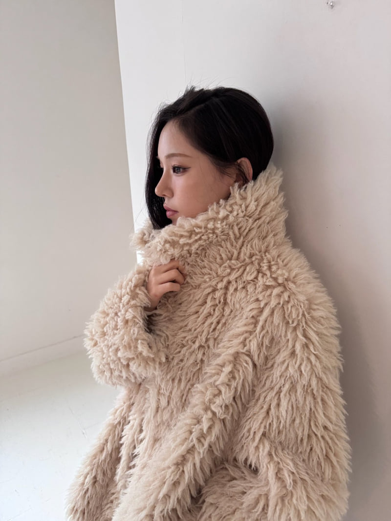 Neroli36 - Korean Women Fashion - #restrostyle - Ray Shearling Coat - 10