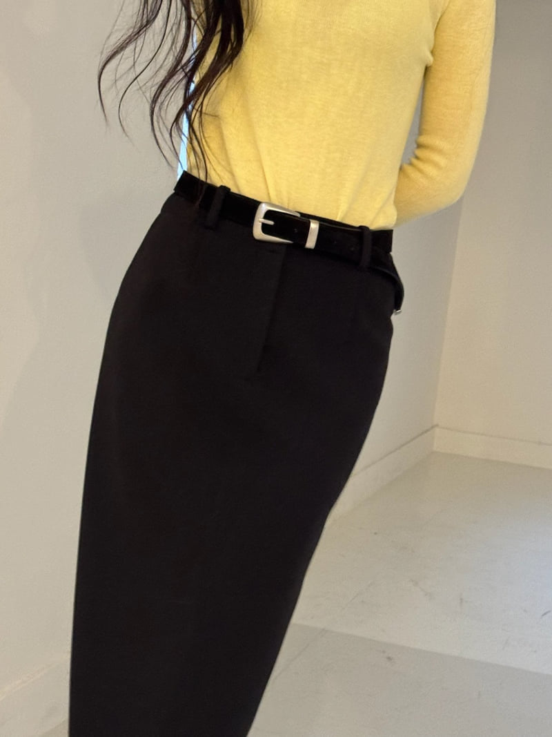 Neroli36 - Korean Women Fashion - #romanticstyle - Topic Contrast Skirt - 7