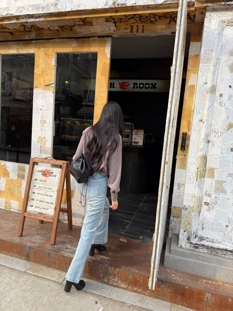 Neroli36 - Korean Women Fashion - #romanticstyle - Pocket Bootcut Denim Pants - 6