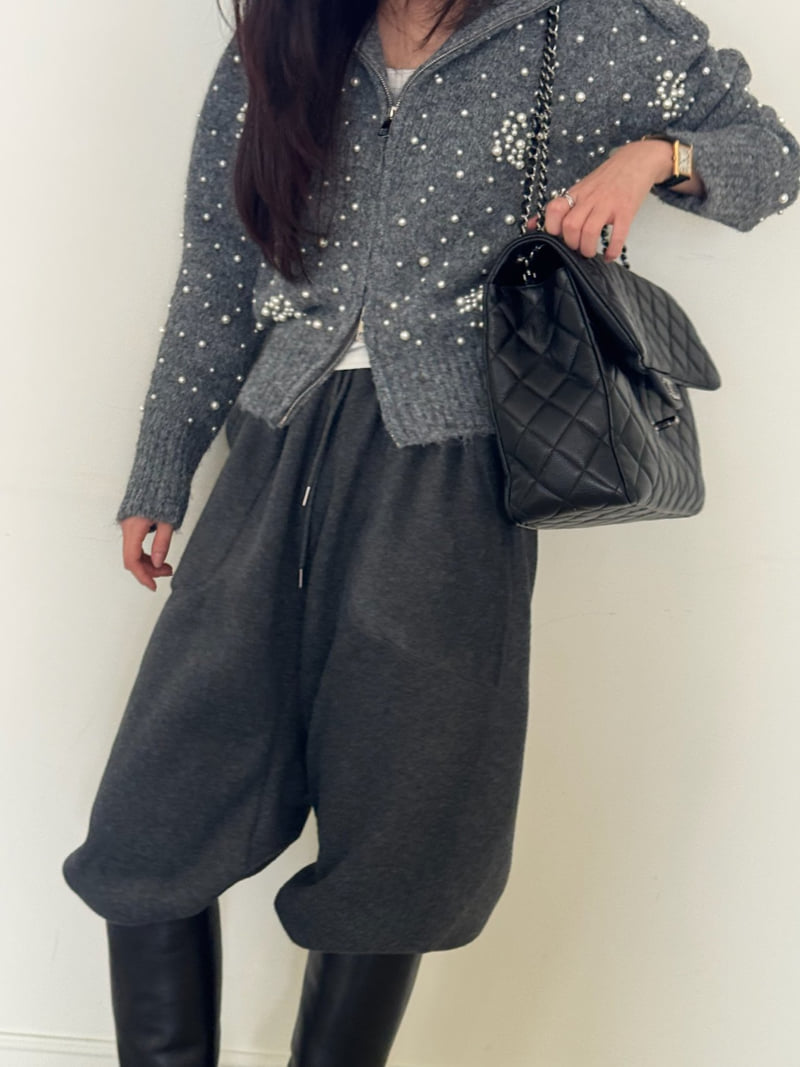 Neroli36 - Korean Women Fashion - #shopsmall - M Pearl Knit Cardigan - 10