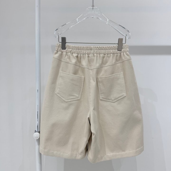 Neroli36 - Korean Women Fashion - #thelittlethings - H Corduroy Bermuda Pants - 3