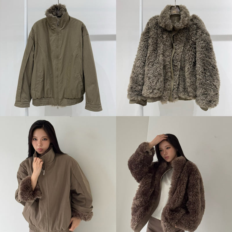 Neroli36 - Korean Women Fashion - #vintageinspired - M Reversible Work Jacket - 3
