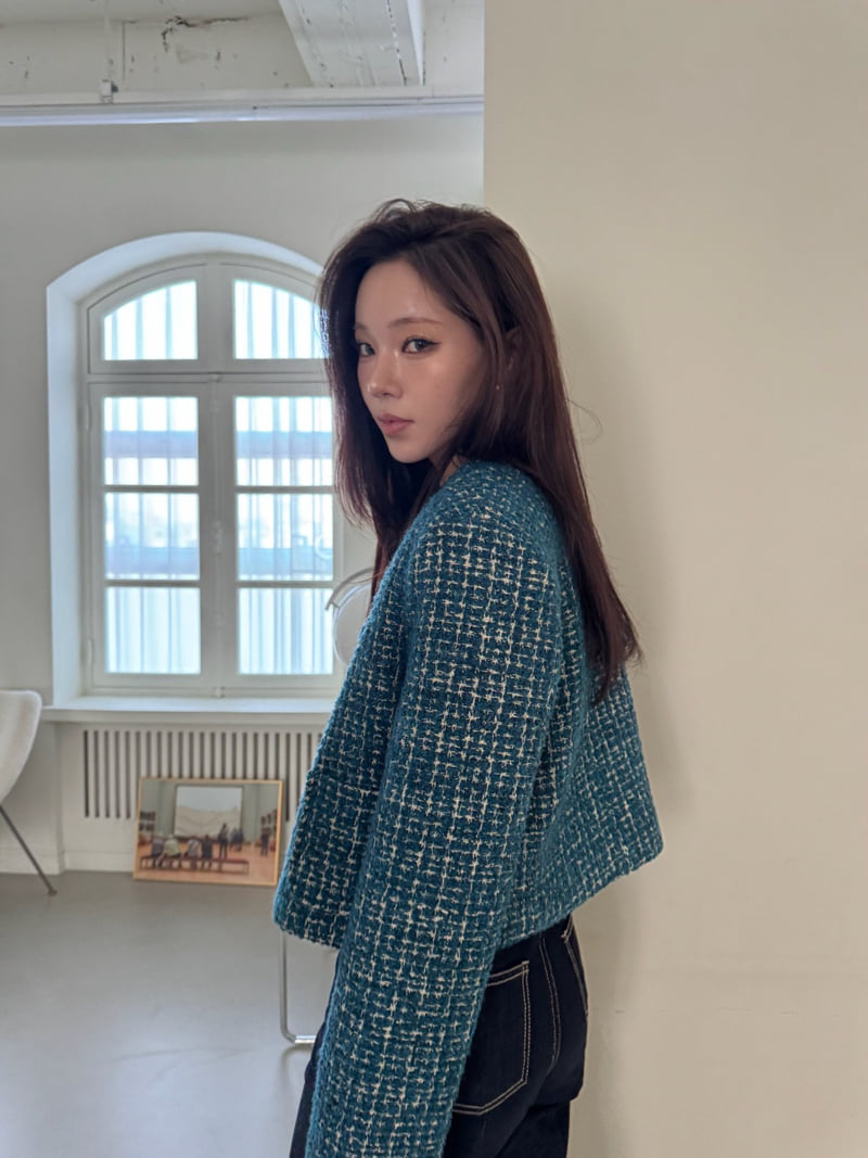 Neroli36 - Korean Women Fashion - #vintageinspired - Charles Crop Jacket - 8