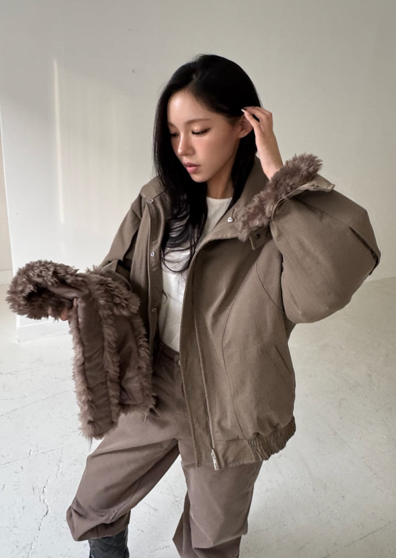 Neroli36 - Korean Women Fashion - #vintageinspired - M Reversible Work Jacket - 4