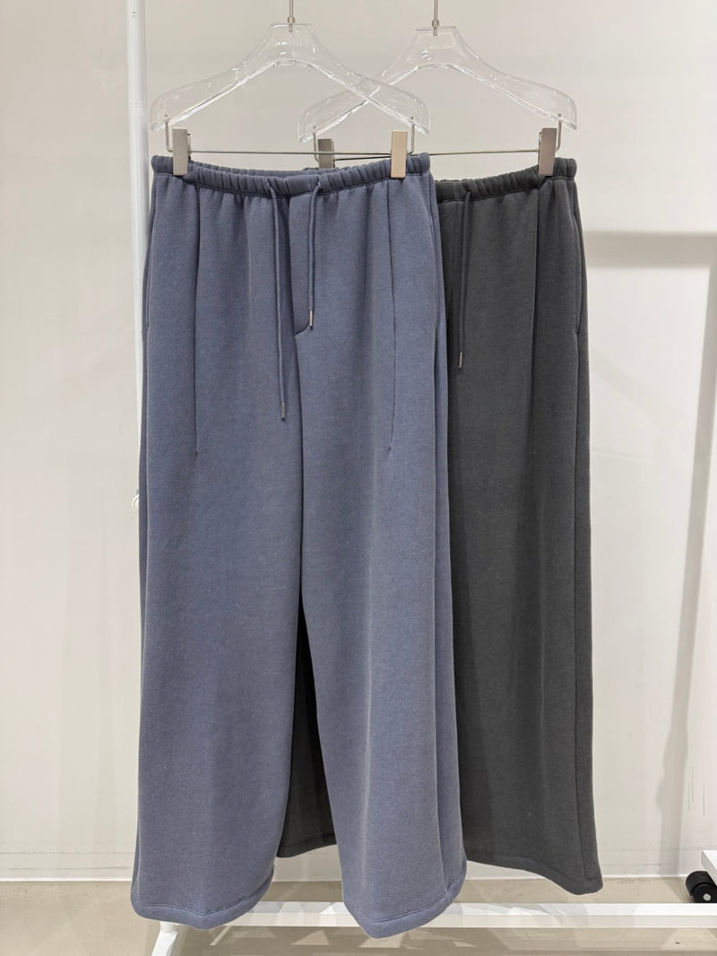 Neroli36 - Korean Women Fashion - #vintagekidsstyle - Heavy Pigment Brushed Pants