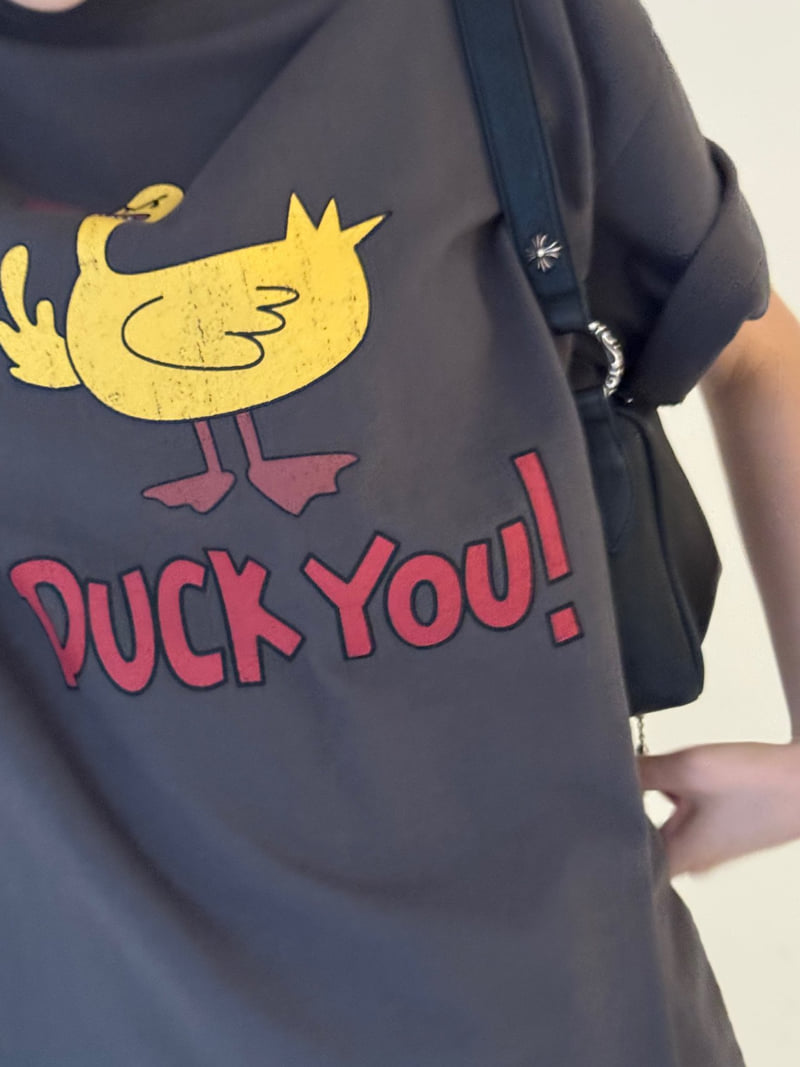 Neroli36 - Korean Women Fashion - #womensfashion - H Yellow Duck Tee - 11