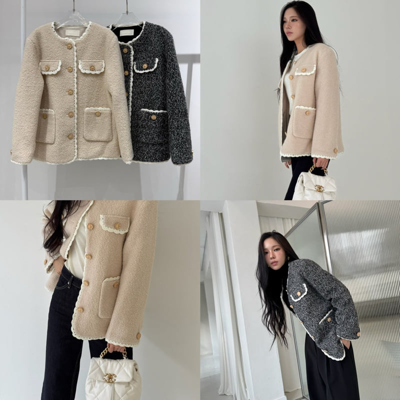 Neroli36 - Korean Women Fashion - #momslook - M Vintage Jacket - 4