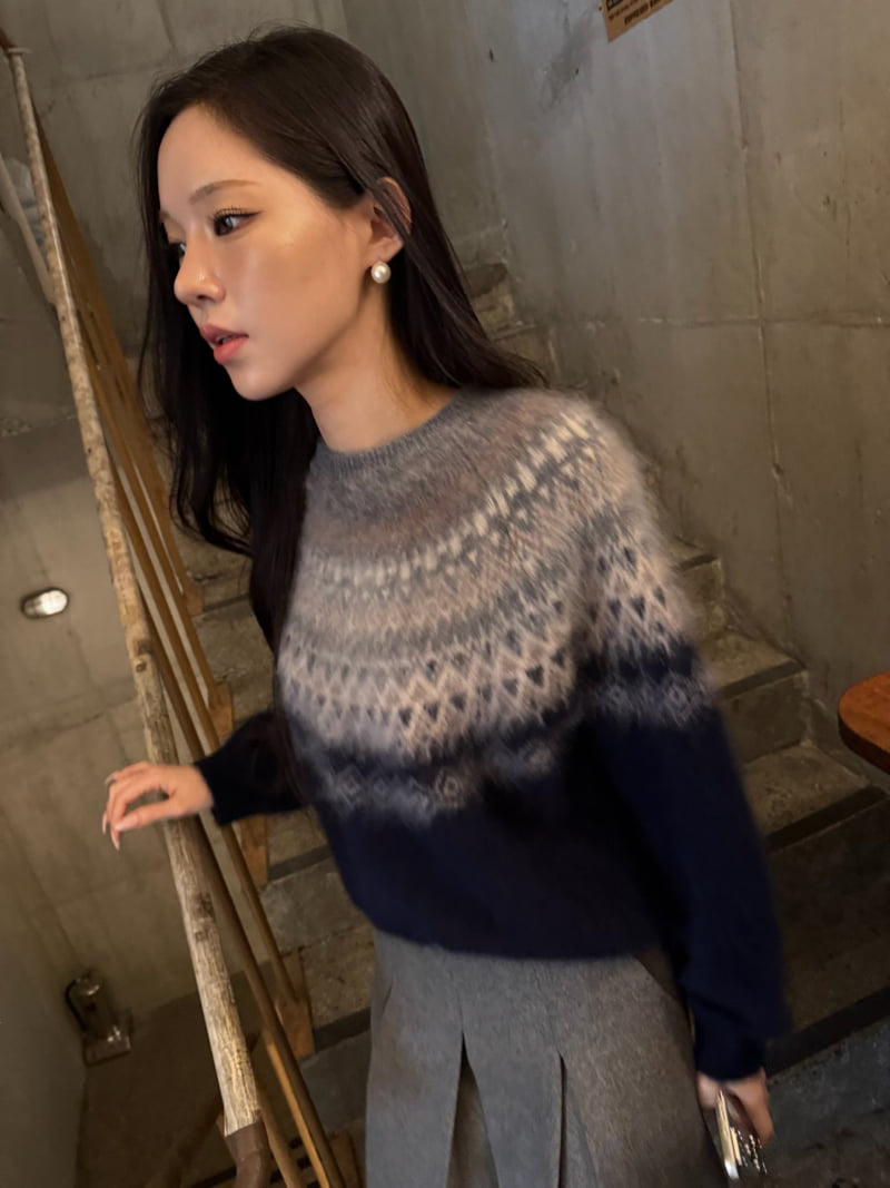 Neroli36 - Korean Women Fashion - #womensfashion - M Nordic Knit - 8