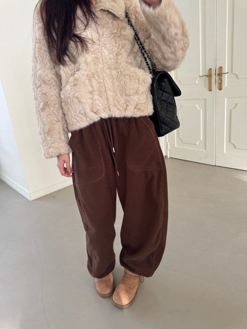 Neroli36 - Korean Women Fashion - #womensfashion - M Rabbit Soft Zip-Up Jacket - 7