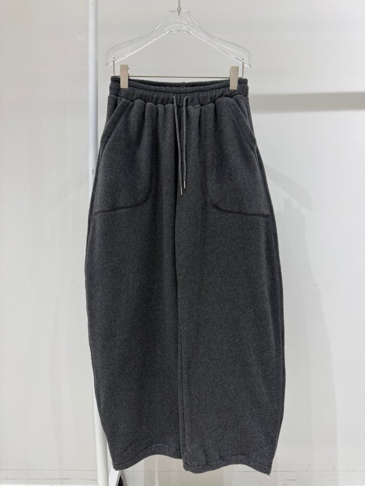 Neroli36 - Korean Women Fashion - #womensfashion - H Curve Fleece Pants - 2