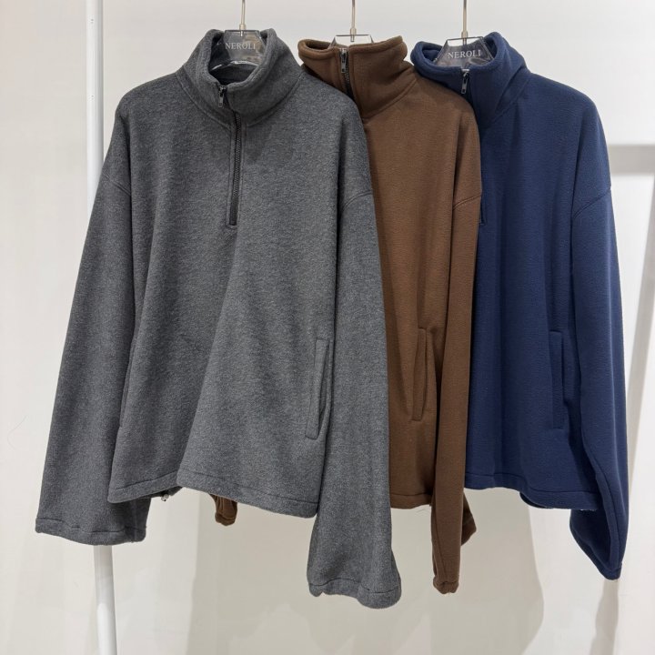 Neroli36 - Korean Women Fashion - #womensfashion - H Loopy Fleece Sweatshirt