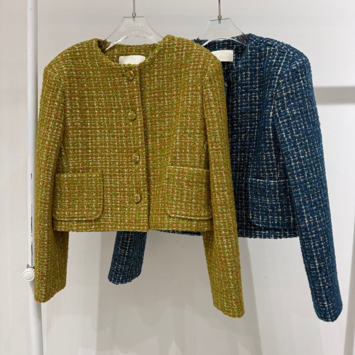 Neroli36 - Korean Women Fashion - #womensfashion - Charles Crop Jacket