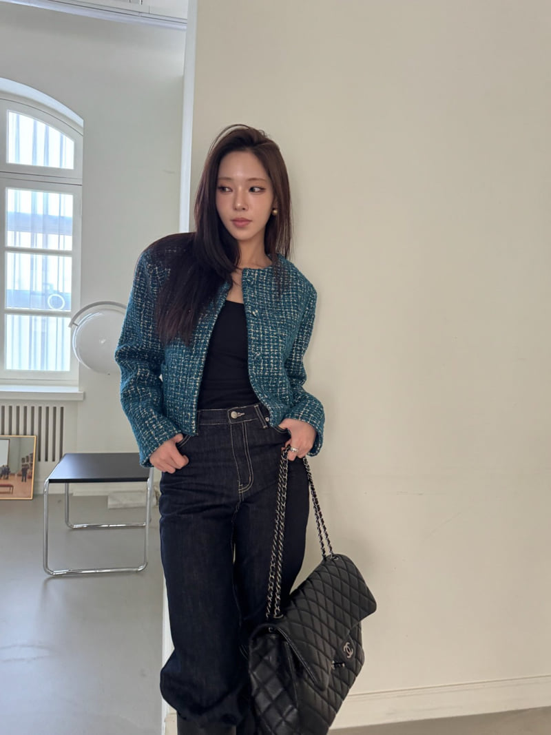 Neroli36 - Korean Women Fashion - #womensfashion - Charles Crop Jacket - 7