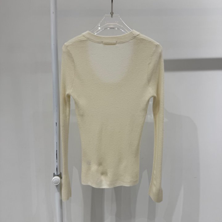 Neroli36 - Korean Women Fashion - #womensfashion - M Deep U Neck Knit - 3