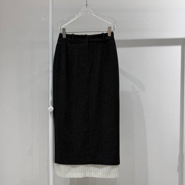 Neroli36 - Korean Women Fashion - #womensfashion - Topic Contrast Skirt - 2
