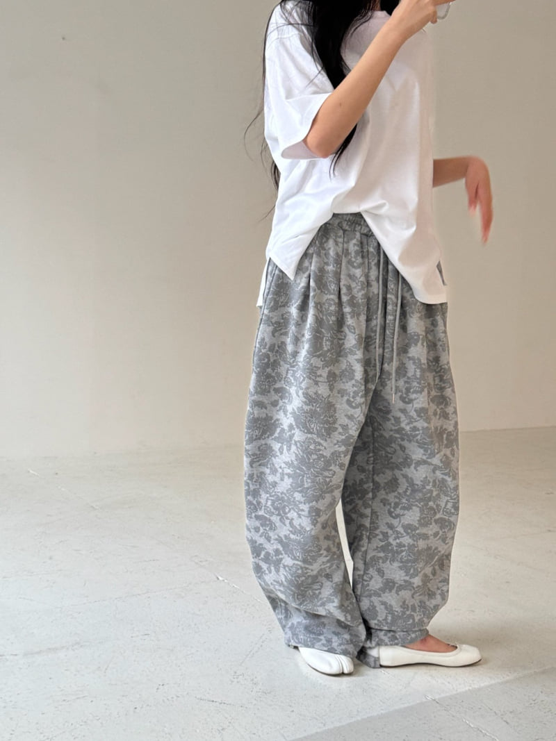 Neroli36 - Korean Women Fashion - #womensfashion - H Flower Brushed Fleece Pants - 10