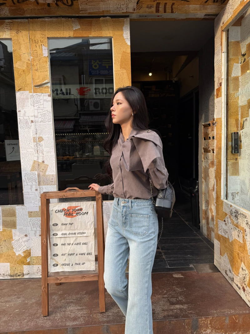 Neroli36 - Korean Women Fashion - #womensfashion - Jack Tie Blouse - 9