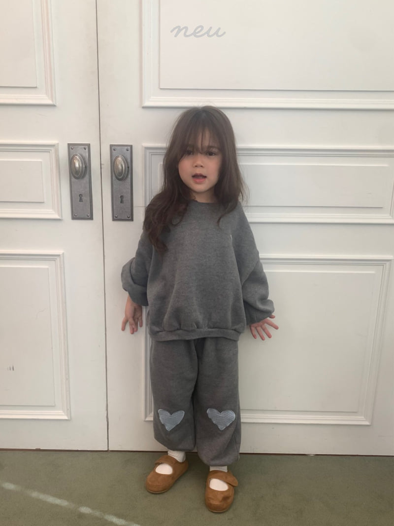 Neu - Korean Baby Fashion - #babyfever - Heart Dot Jogger Pants - 5