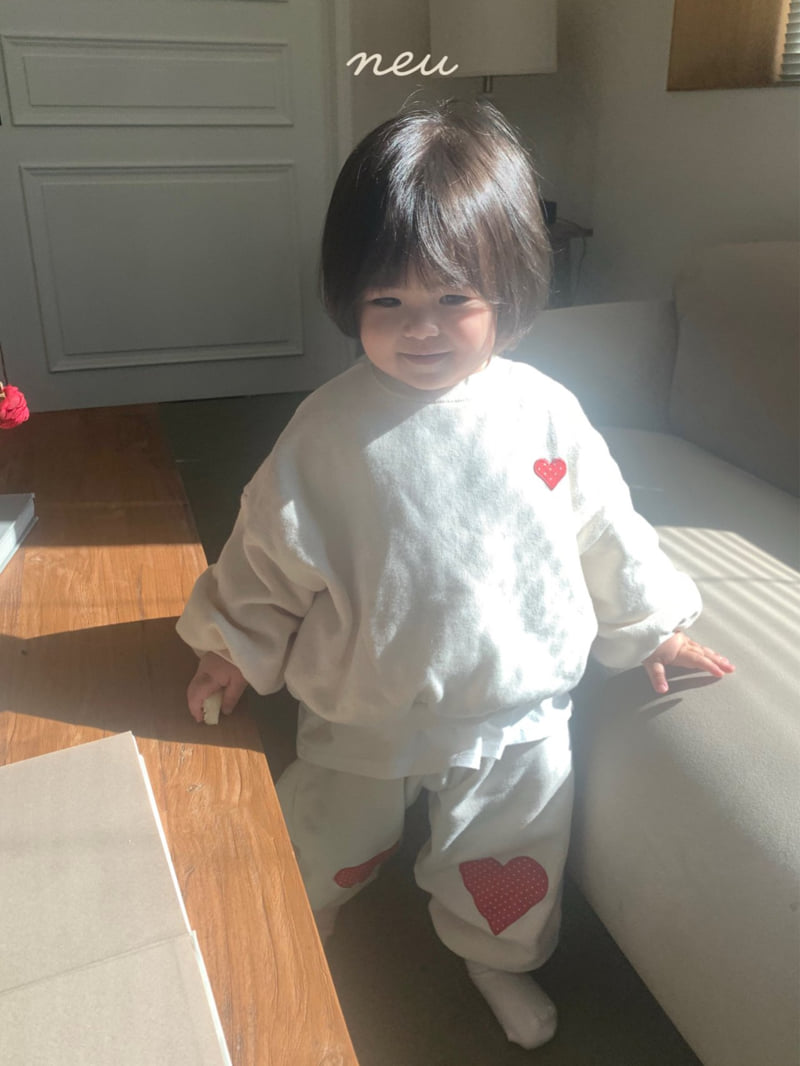 Neu - Korean Baby Fashion - #babywear - Heart Dot Jogger Pants - 12