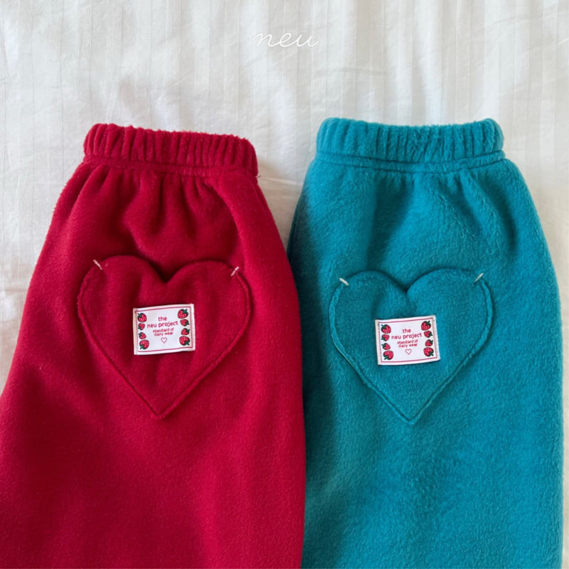 Neu - Korean Children Fashion - #childofig - Heart Pocket Jogger Pants