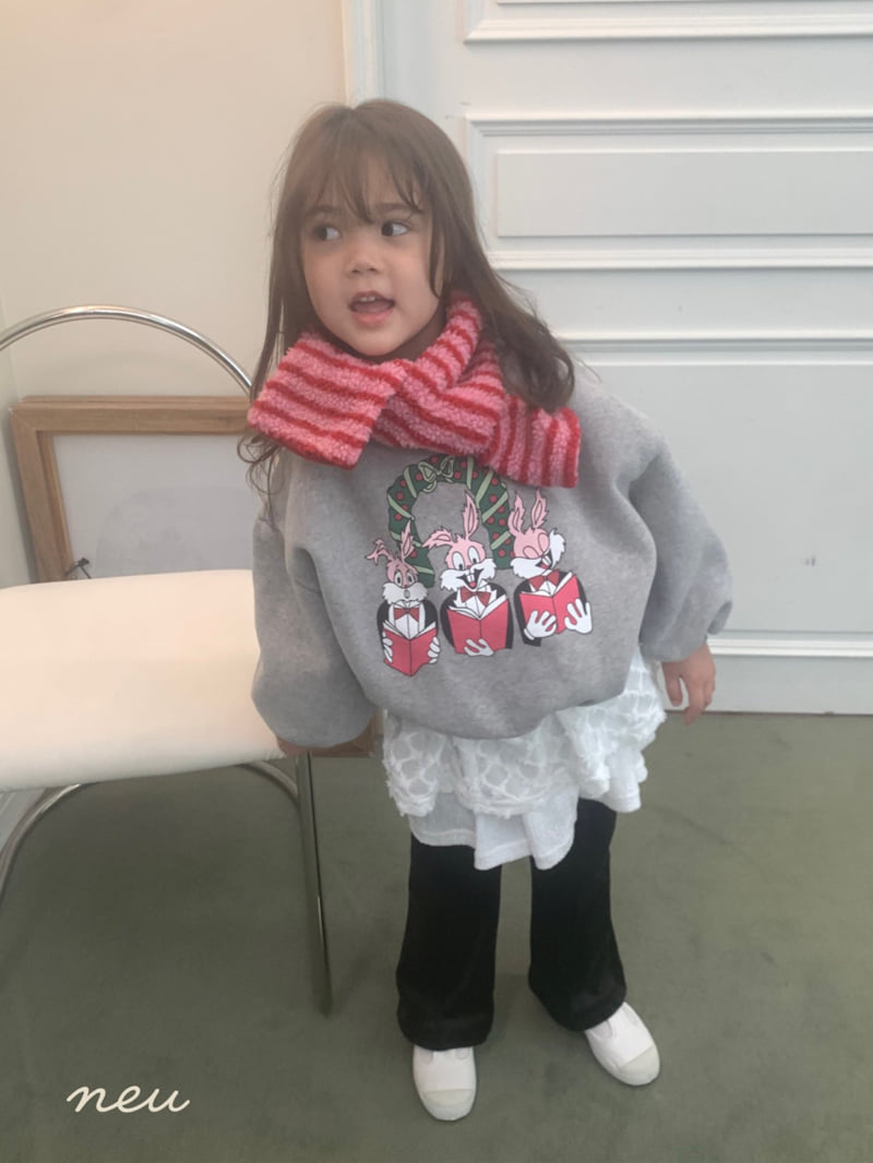 Neu - Korean Children Fashion - #childrensboutique - Bunny Sweatshirt - 6