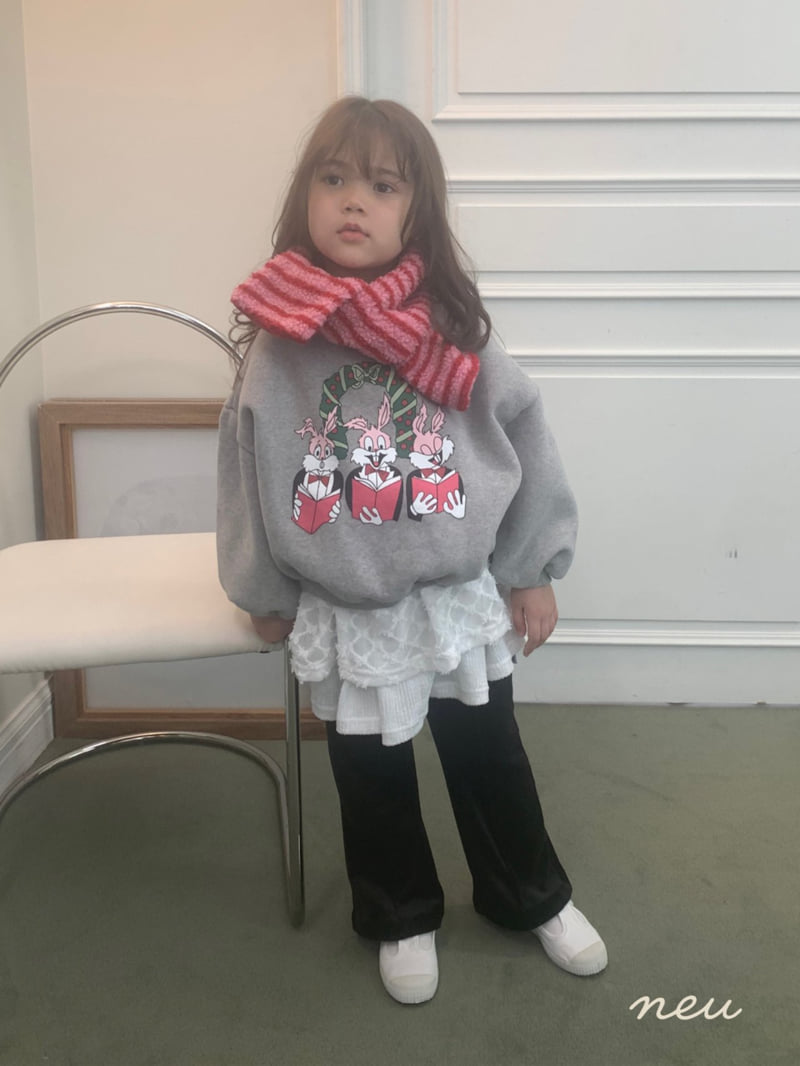 Neu - Korean Children Fashion - #designkidswear - Bunny Sweatshirt - 7