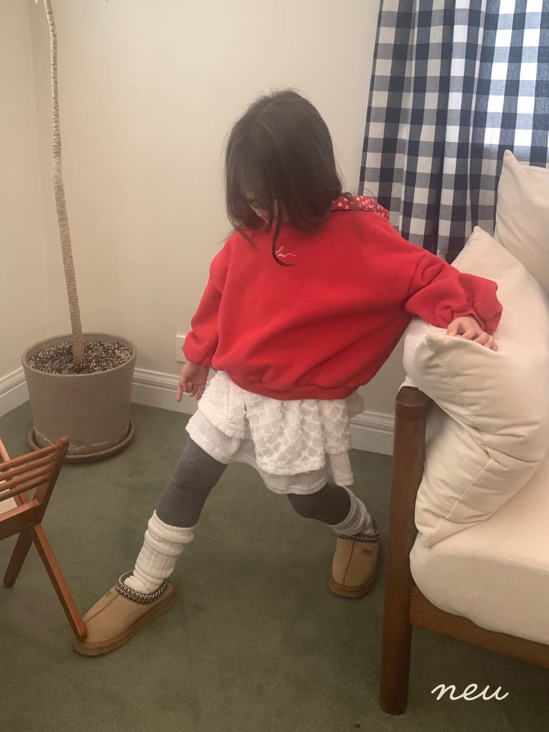 Neu - Korean Children Fashion - #discoveringself - Love Hood Sweatshirt - 11