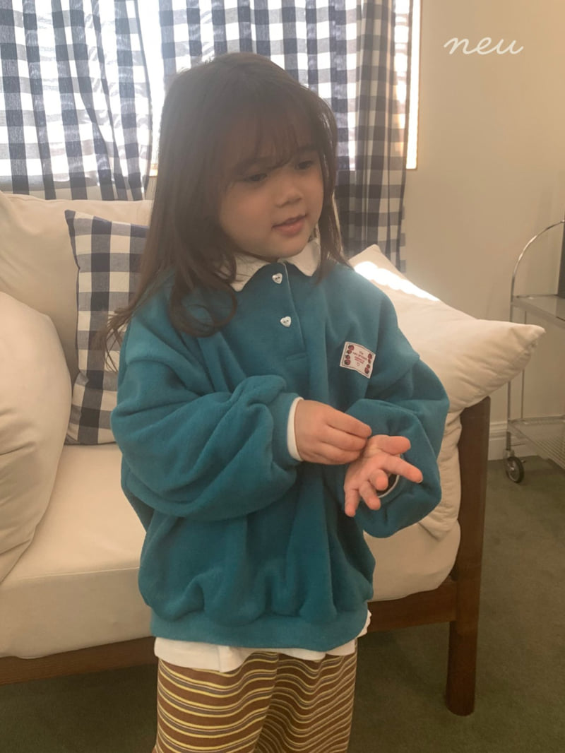 Neu - Korean Children Fashion - #discoveringself - Merry Rugby Sweatshirt - 5