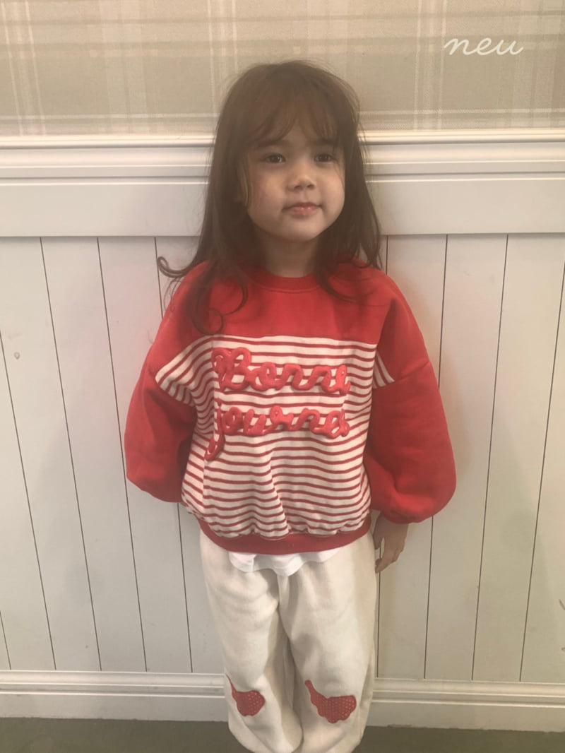 Neu - Korean Children Fashion - #kidsshorts - Bonzone Sweatshirt - 12