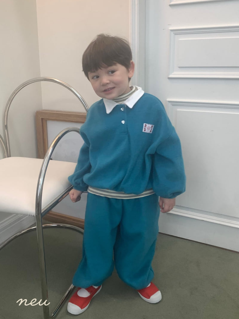 Neu - Korean Children Fashion - #kidsshorts - Merry Rugby Sweatshirt - 7