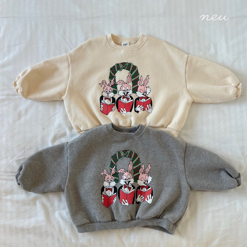 Neu - Korean Children Fashion - #magicofchildhood - Bunny Sweatshirt