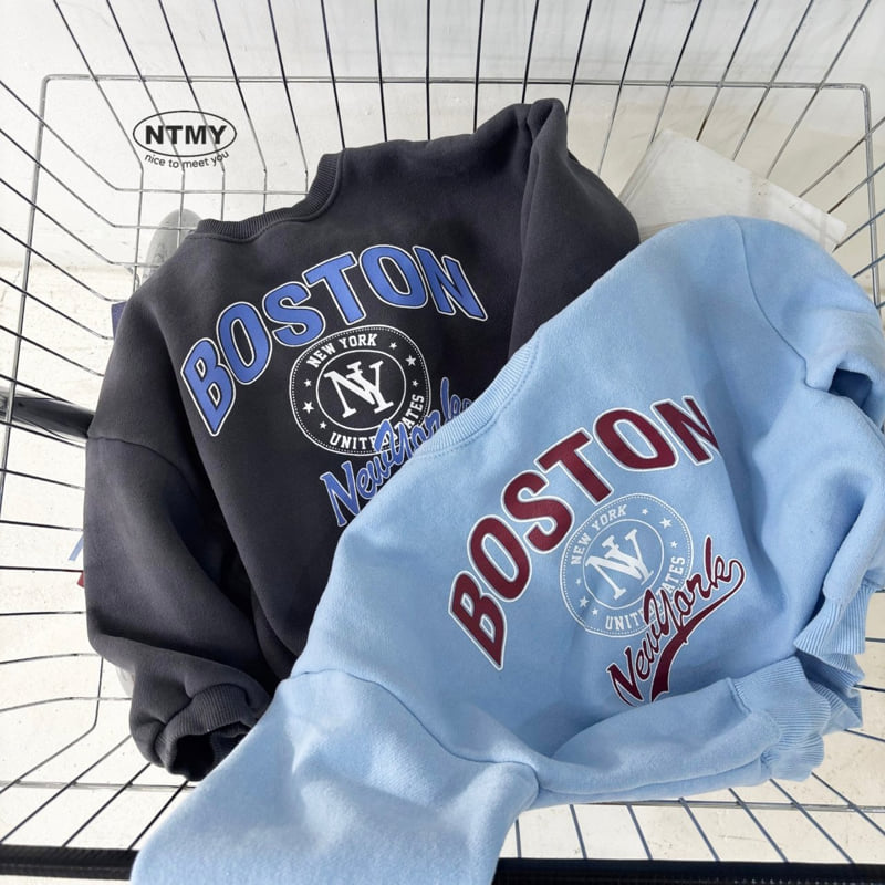 Nice To Meet You - Korean Children Fashion - #Kfashion4kids - Boston Sweatshirt